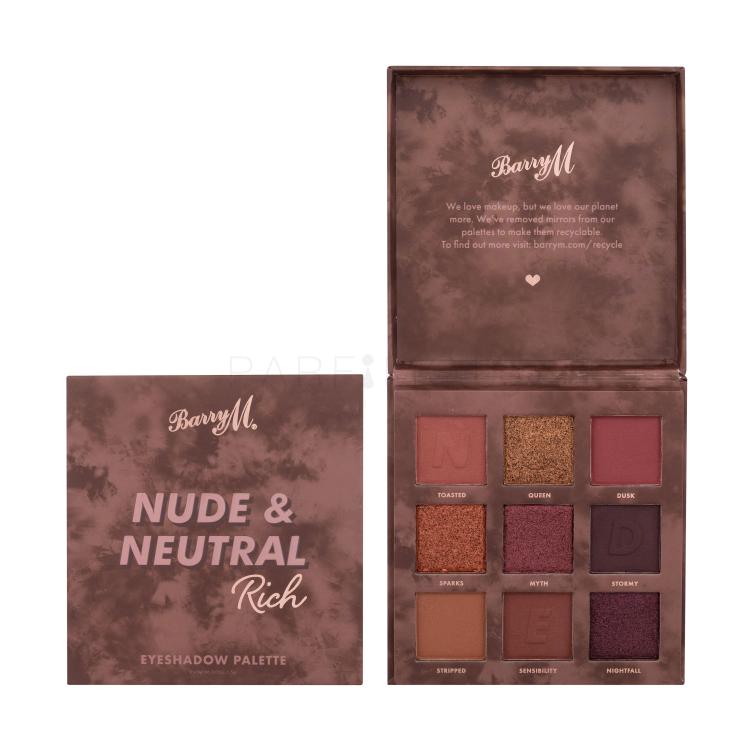 Barry M Nude &amp; Neutral Rich Сенки за очи за жени 13,5 g