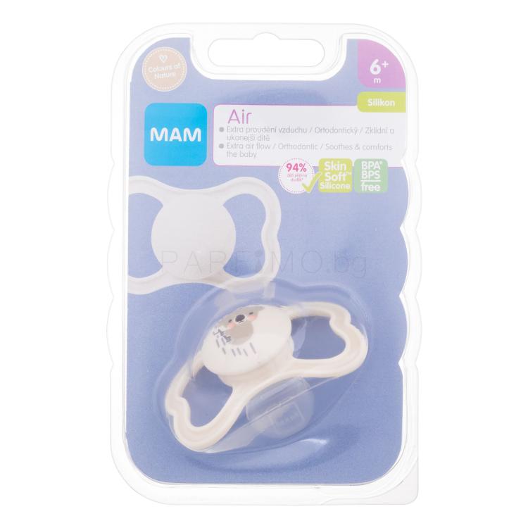 MAM Air Silicone Pacifier 6m+ Koala Биберон за деца 1 бр