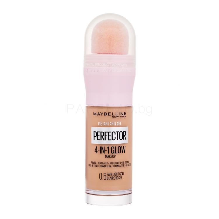 Maybelline Instant Anti-Age Perfector 4-In-1 Glow Фон дьо тен за жени 20 ml Нюанс 0.5 Fair Light Cool