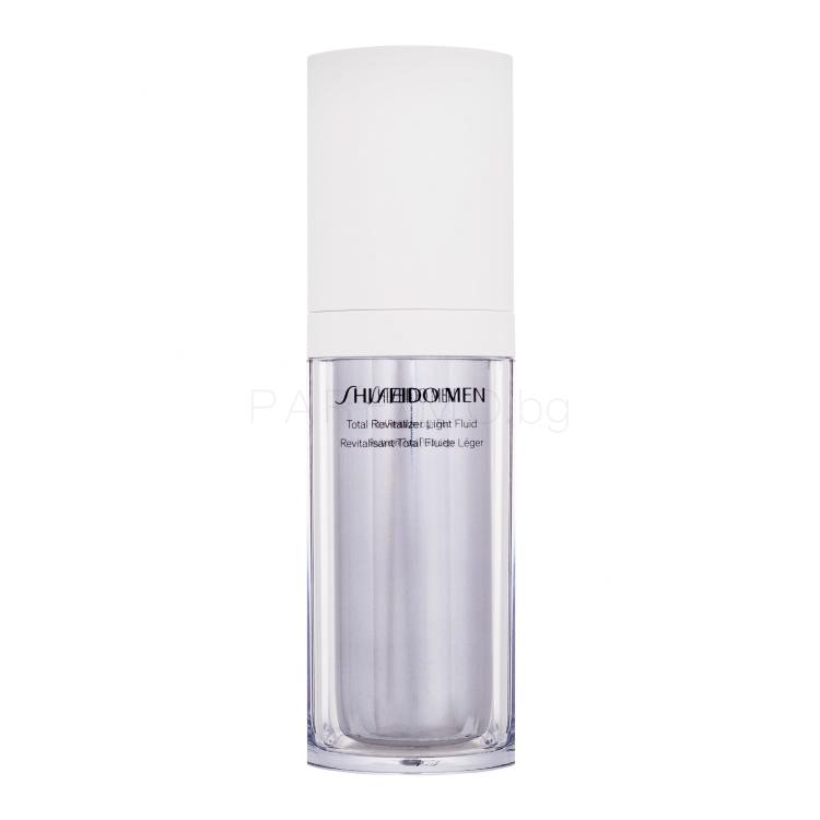 Shiseido MEN Total Revitalizer Light Fluid Серум за лице за мъже 70 ml