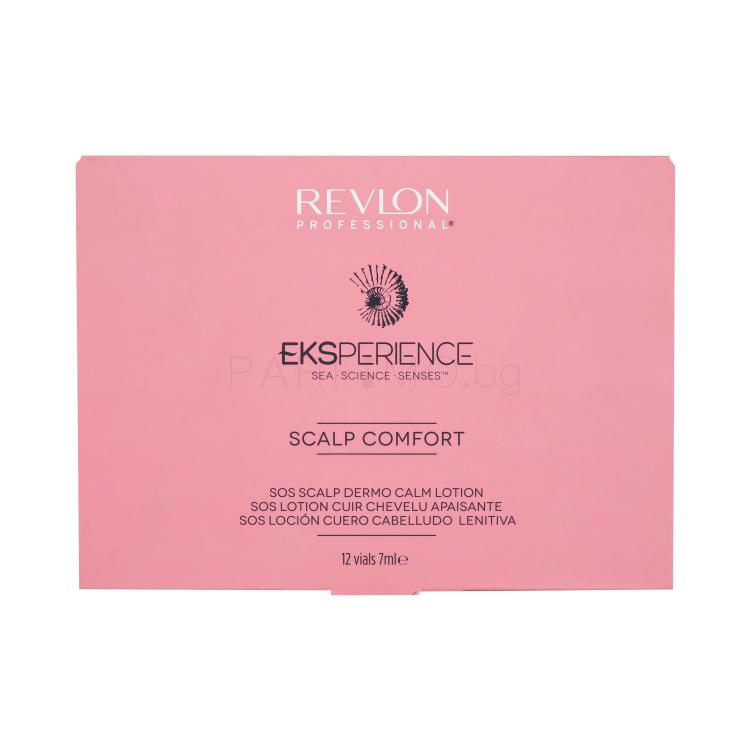 Revlon Professional Eksperience Scalp Comfort SOS Dermo Calm Lotion Грижа „без отмиване“ за жени 12x7 ml