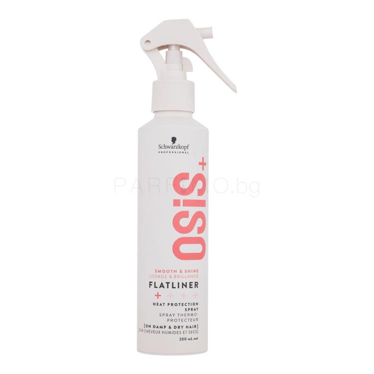 Schwarzkopf Professional Osis+ Flatliner Heat Protection Spray За термична обработка на косата за жени 200 ml