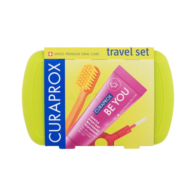 Curaprox Travel Set Green Четка за зъби Комплект