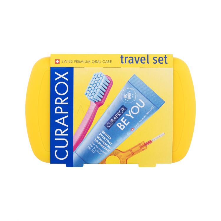 Curaprox Travel Set Yellow Четка за зъби Комплект