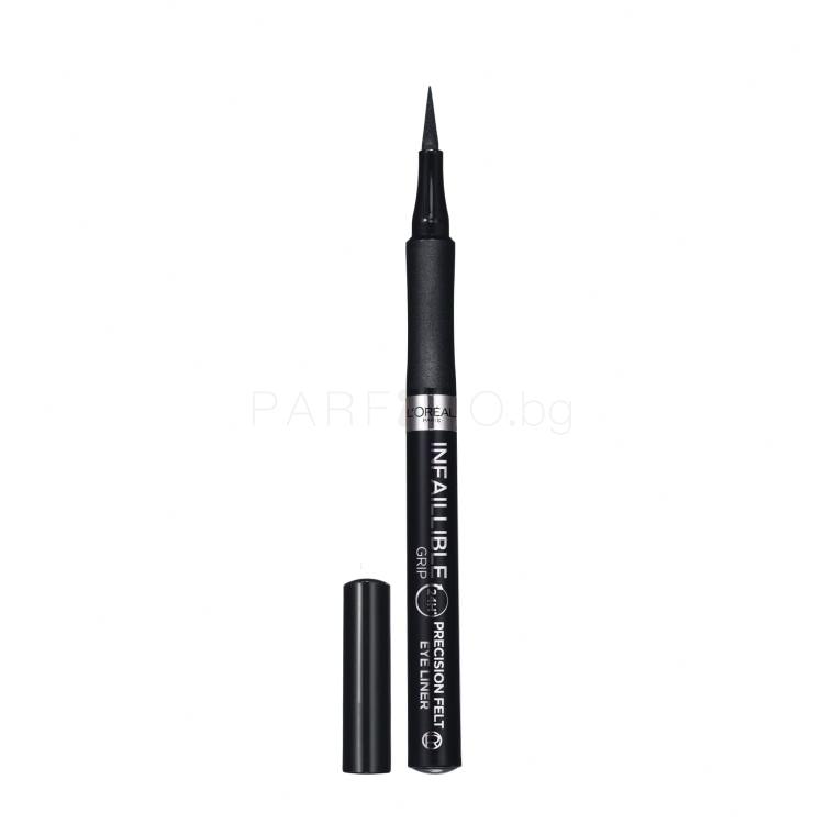 L&#039;Oréal Paris Infaillible Grip 24H Precision Felt Eyeliner Очна линия за жени 1 ml Нюанс 01 Black