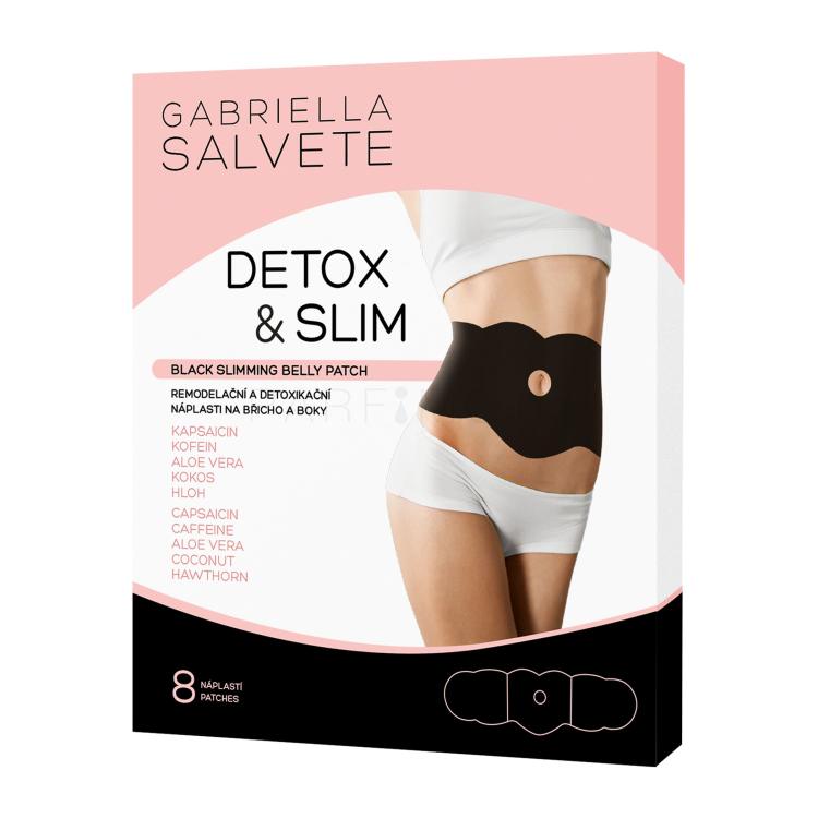 Gabriella Salvete Detox &amp; Slim Black Slimming Belly Patch Отслабване Комплект