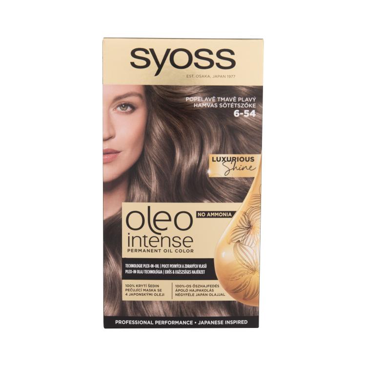 Syoss Oleo Intense Permanent Oil Color Боя за коса за жени 50 ml Нюанс 6-54 Ash Dark Brown