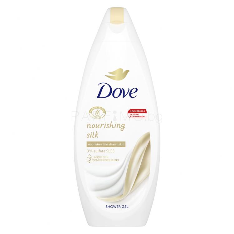 Dove Nourishing Silk Душ гел за жени 250 ml