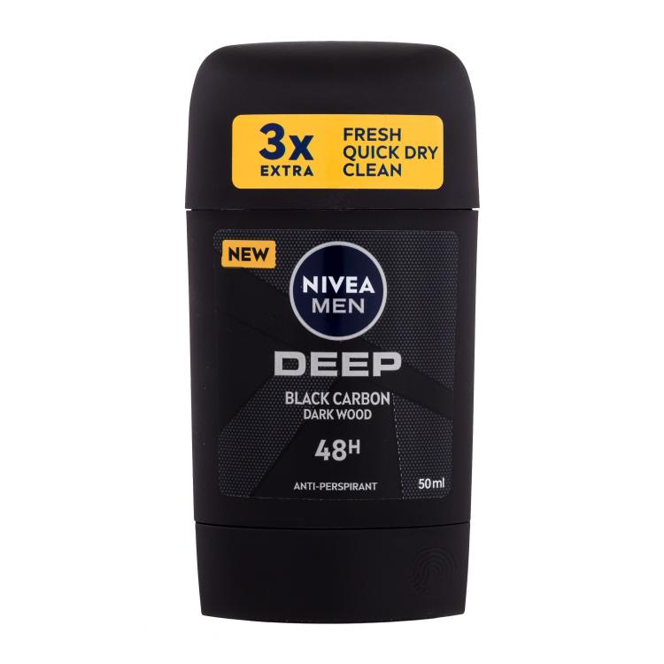 Nivea Men Deep Black Carbon 48H Антиперспирант за мъже 50 ml