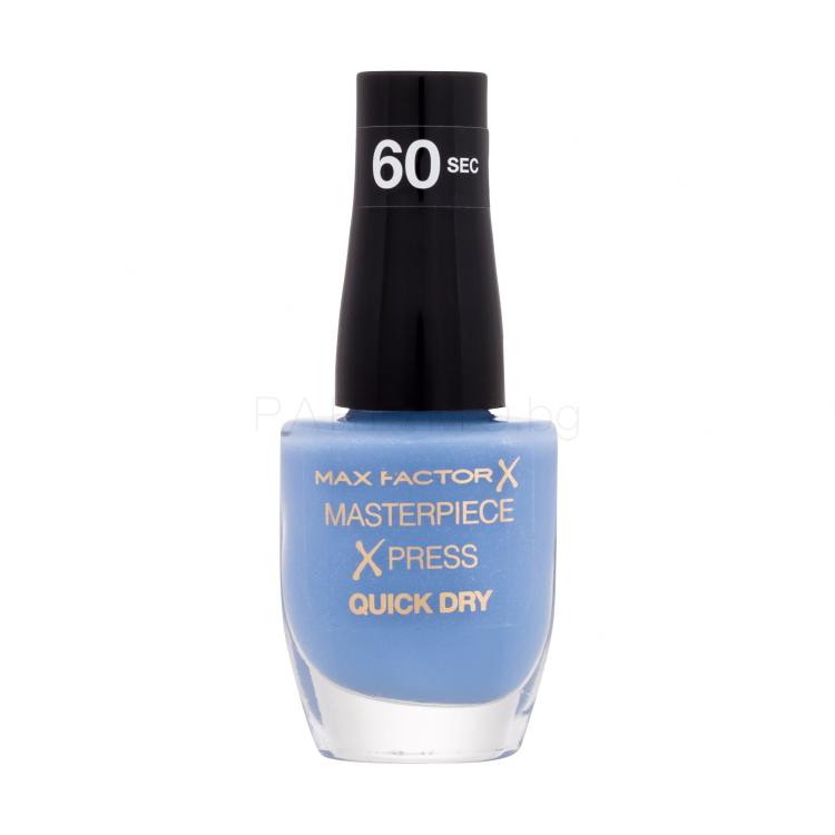 Max Factor Masterpiece Xpress Quick Dry Лак за нокти за жени 8 ml Нюанс 855 Blue Me Away
