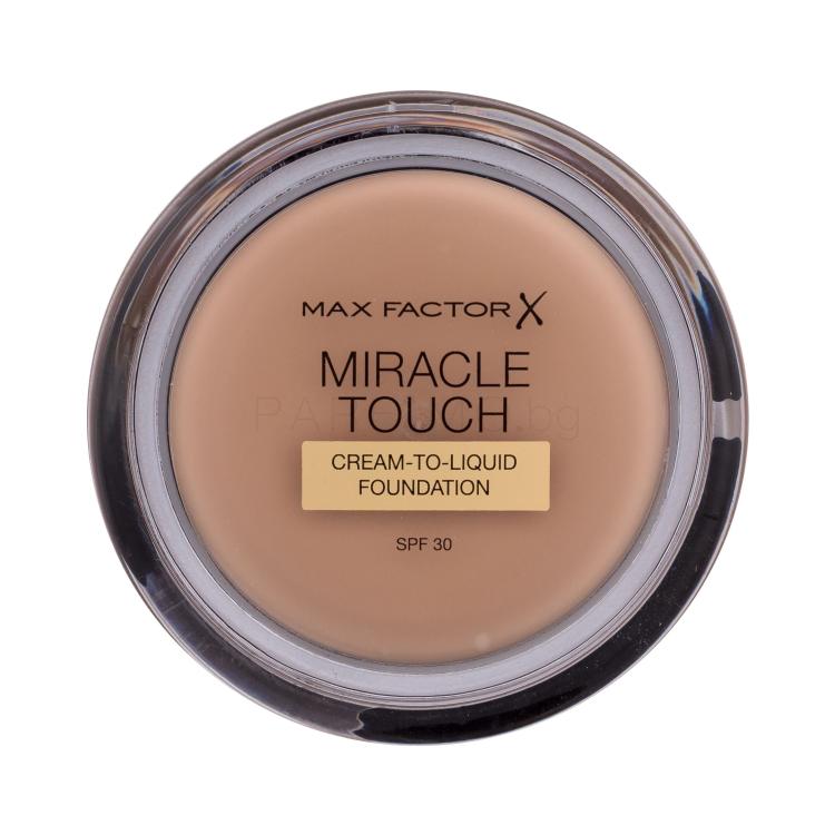 Max Factor Miracle Touch Cream-To-Liquid SPF30 Фон дьо тен за жени 11,5 гр Нюанс 060 Sand