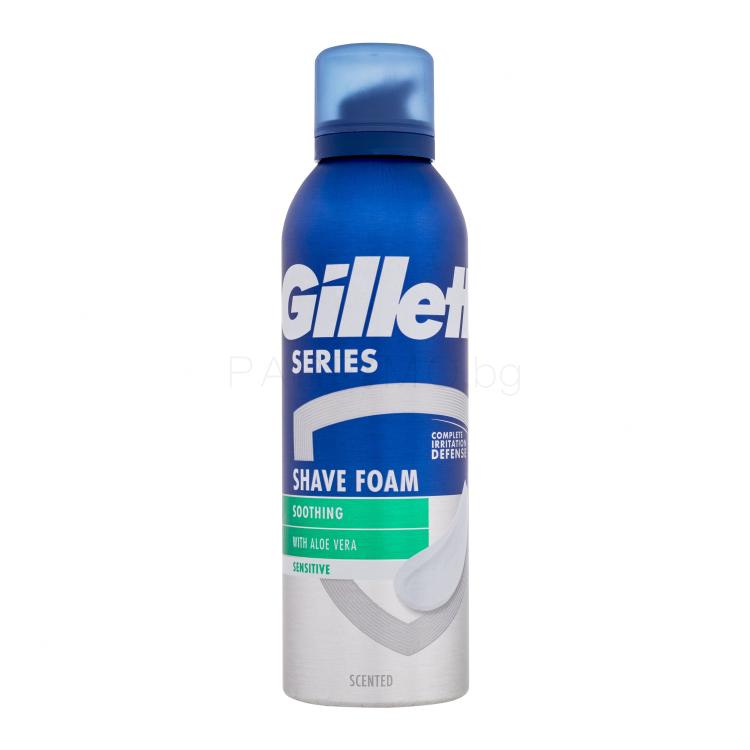 Gillette Series Sensitive Пяна за бръснене за мъже 200 ml