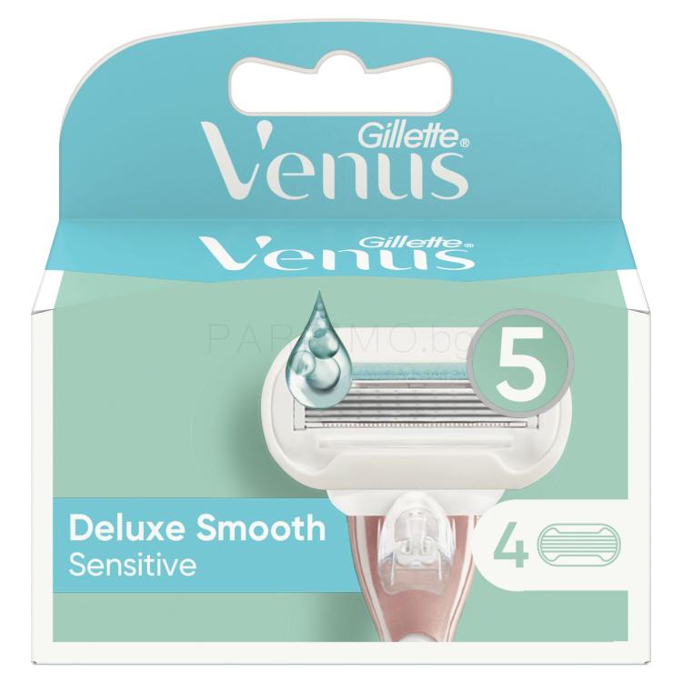 Gillette Venus Deluxe Smooth Sensitive Резервни ножчета за жени Комплект