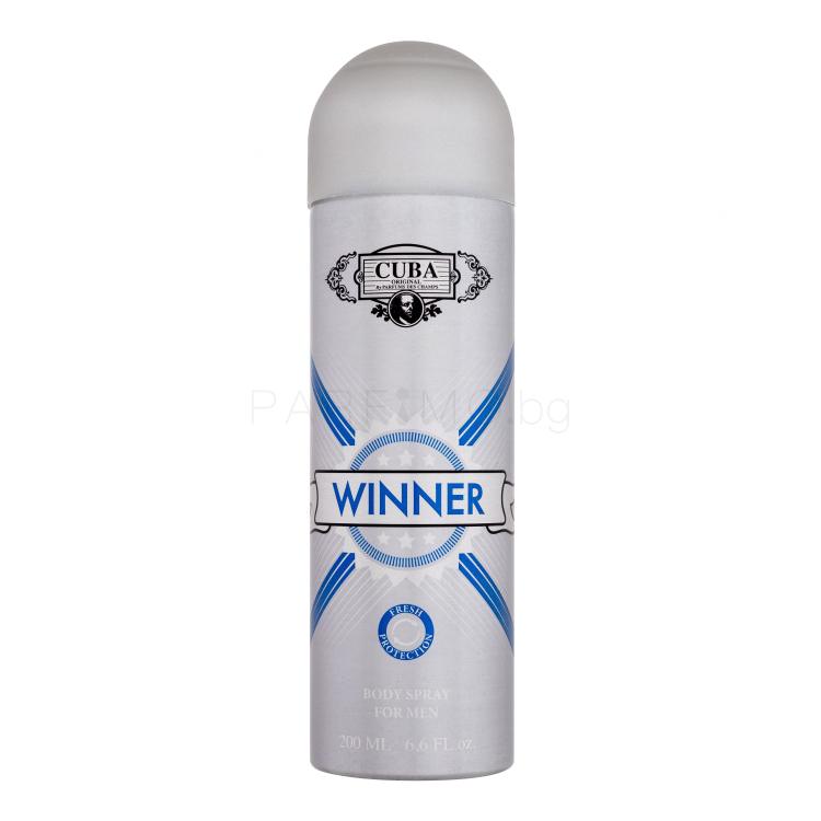 Cuba Winner Дезодорант за мъже 200 ml