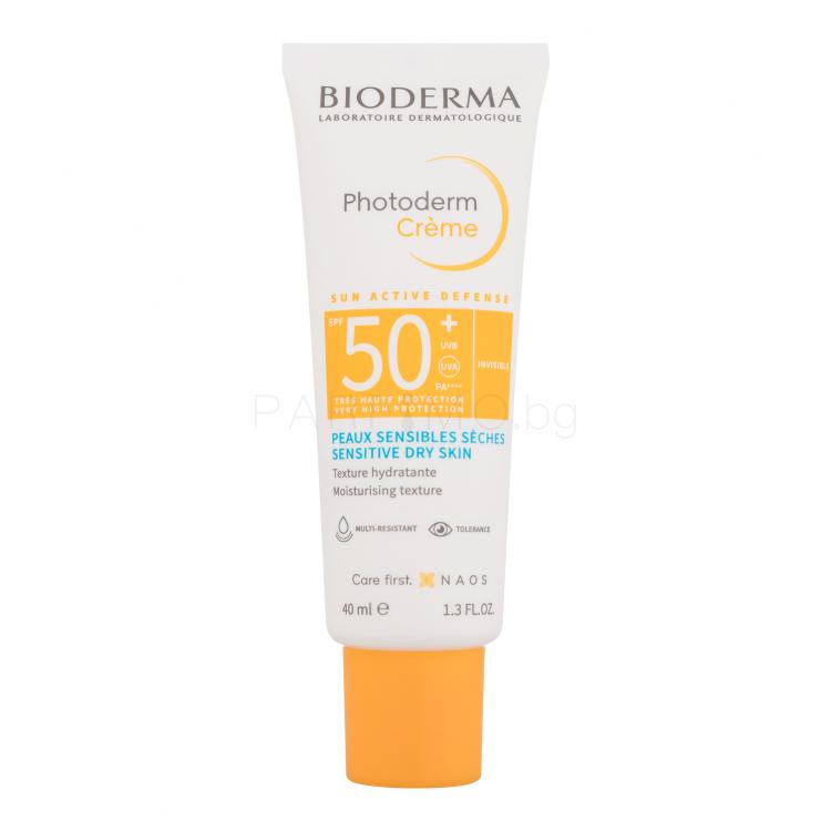 BIODERMA Photoderm Cream SPF50+ Слънцезащитен продукт за лице 40 ml Нюанс Invisible