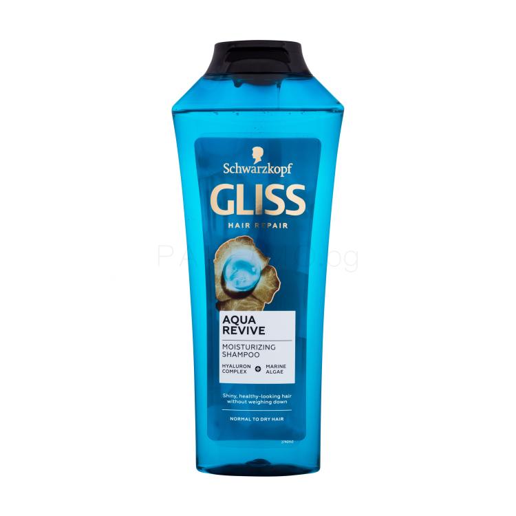 Schwarzkopf Gliss Aqua Revive Moisturizing Shampoo Шампоан за жени 400 ml