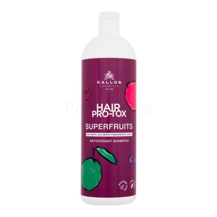 Kallos Cosmetics Hair Pro-Tox Superfruits Antioxidant Shampoo Шампоан за жени 1000 ml