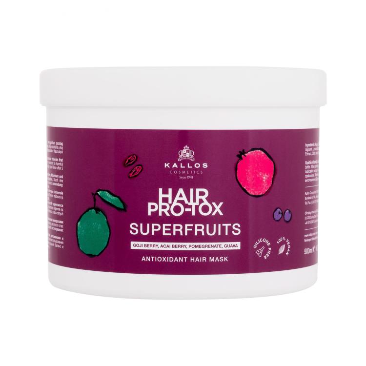 Kallos Cosmetics Hair Pro-Tox Superfruits Antioxidant Hair Mask Маска за коса за жени 500 ml