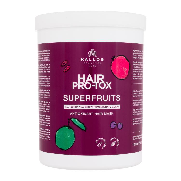 Kallos Cosmetics Hair Pro-Tox Superfruits Antioxidant Hair Mask Маска за коса за жени 1000 ml