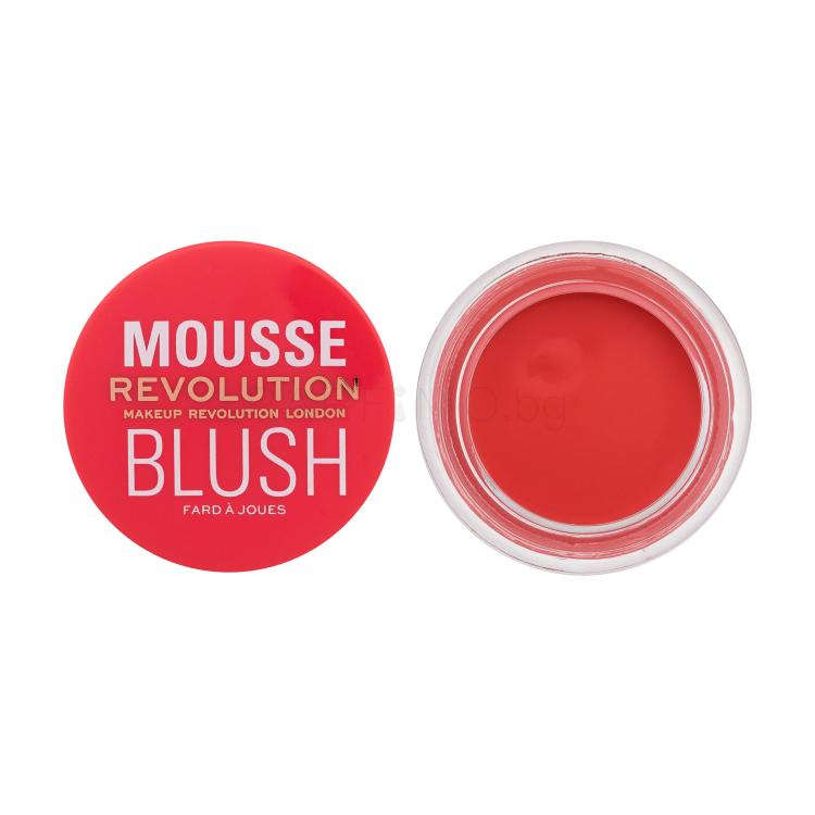 Makeup Revolution London Mousse Blush Руж за жени 6 g Нюанс Grapefruit Coral