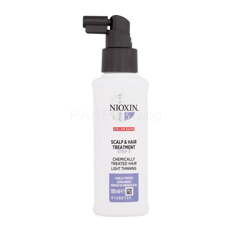 Nioxin System 5 Scalp &amp; Hair Treatment Грижа „без отмиване“ за жени 100 ml
