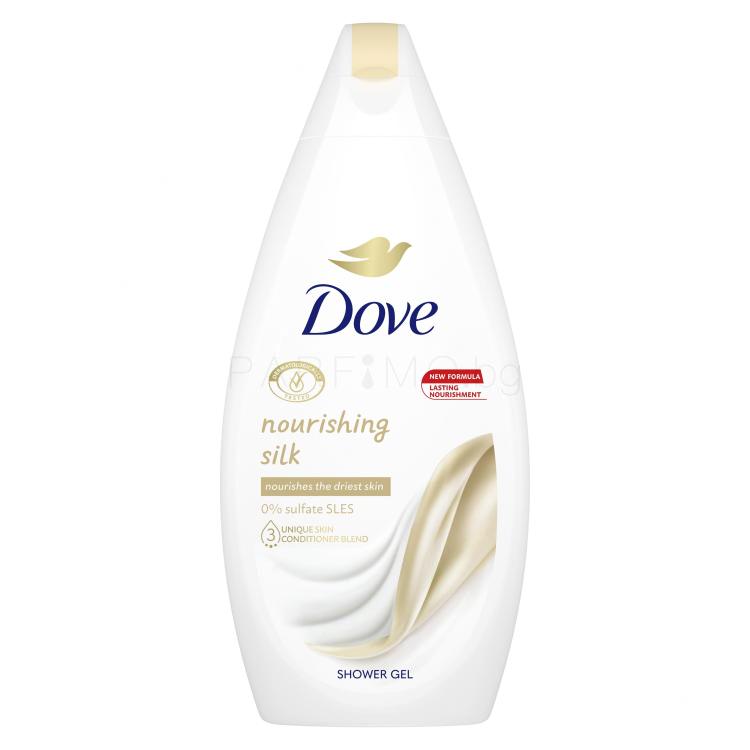 Dove Nourishing Silk Душ гел за жени 450 ml