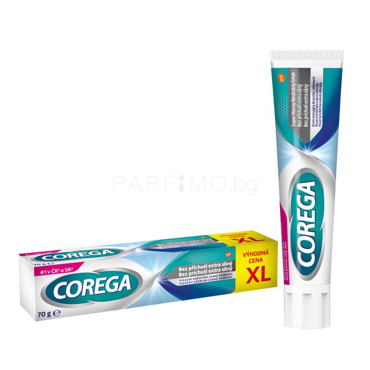 Corega Flavourless Extra Strong Фиксиращ крем 70 гр