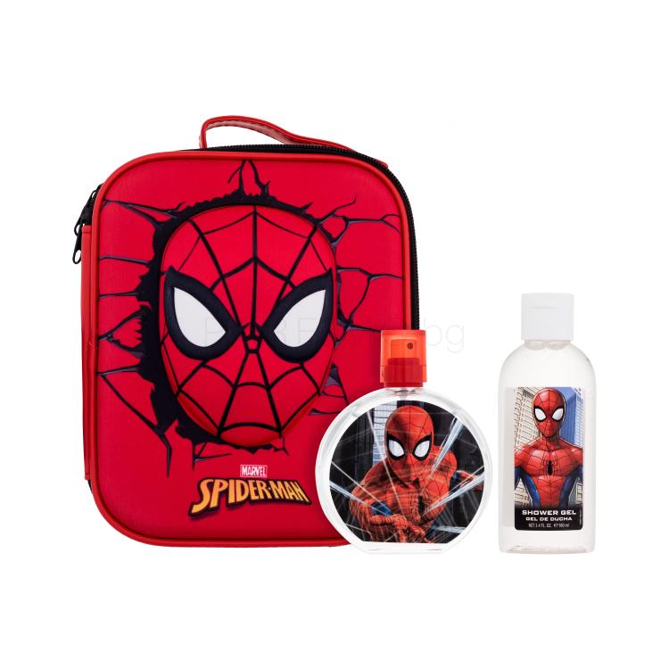 Marvel Spiderman Set Подаръчен комплект EDT 100 ml + душ гел 100 ml + козметична чанта