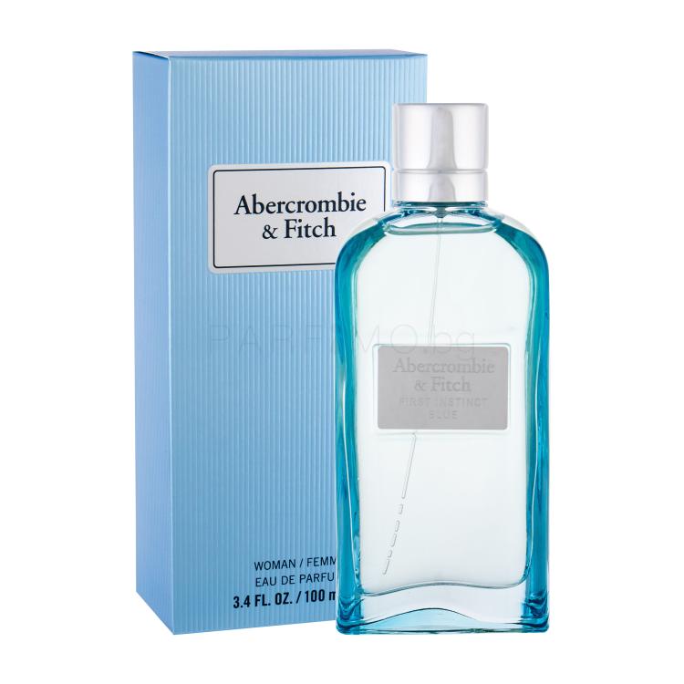 Abercrombie &amp; Fitch First Instinct Blue Eau de Parfum за жени 100 ml увредена кутия