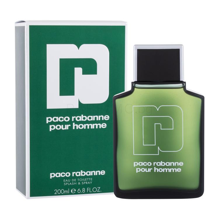 Paco Rabanne Paco Rabanne Pour Homme Eau de Toilette за мъже 200 ml увредена кутия