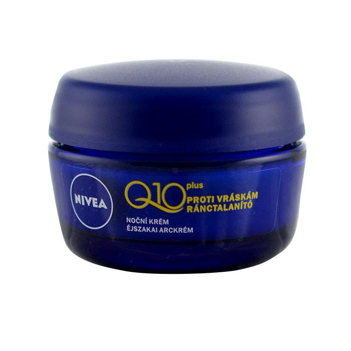 Nivea Q10 Power Anti-Wrinkle + Firming Нощен крем за лице за жени 50 ml увредена кутия