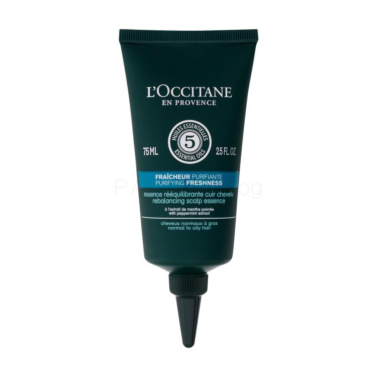 L&#039;Occitane Aromachology Purifying Freshness Rebalacing Scalp Essence Серум за коса за жени 75 ml