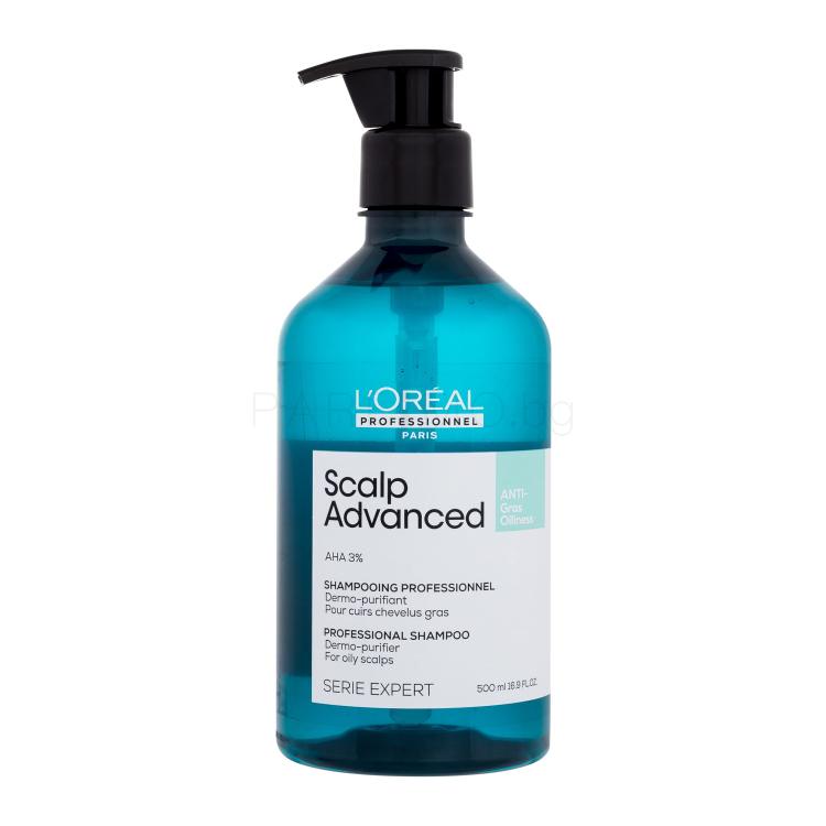 L&#039;Oréal Professionnel Scalp Advanced Anti-Oiliness Professional Shampoo Шампоан за жени 500 ml
