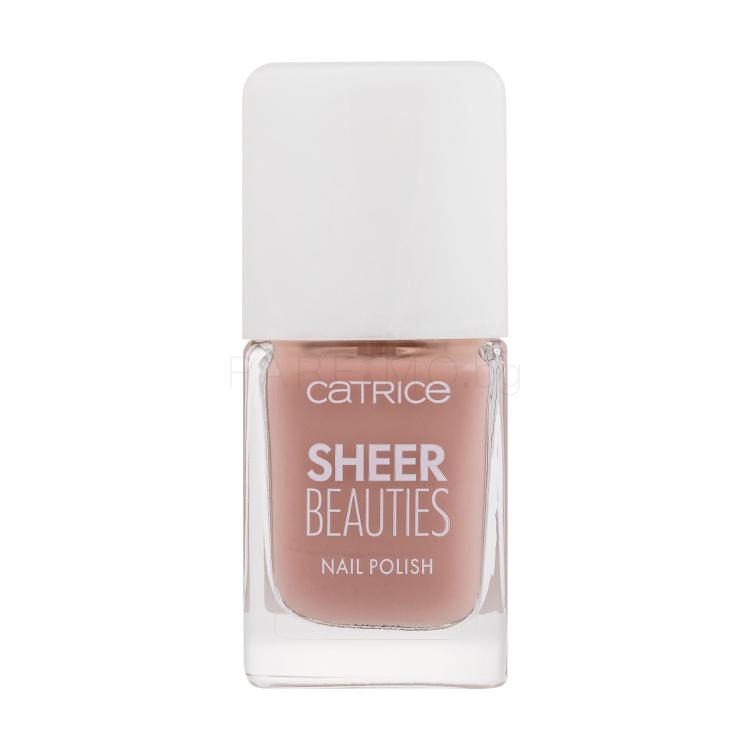 Catrice Sheer Beauties Nail Polish Лак за нокти за жени 10,5 ml Нюанс 070 Nudie Beautie