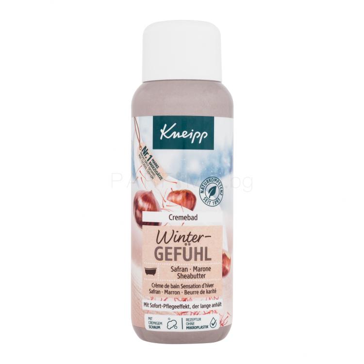 Kneipp Winter Feeling Saffron, Chestnut and Shea Butter Пяна за вана за жени 400 ml