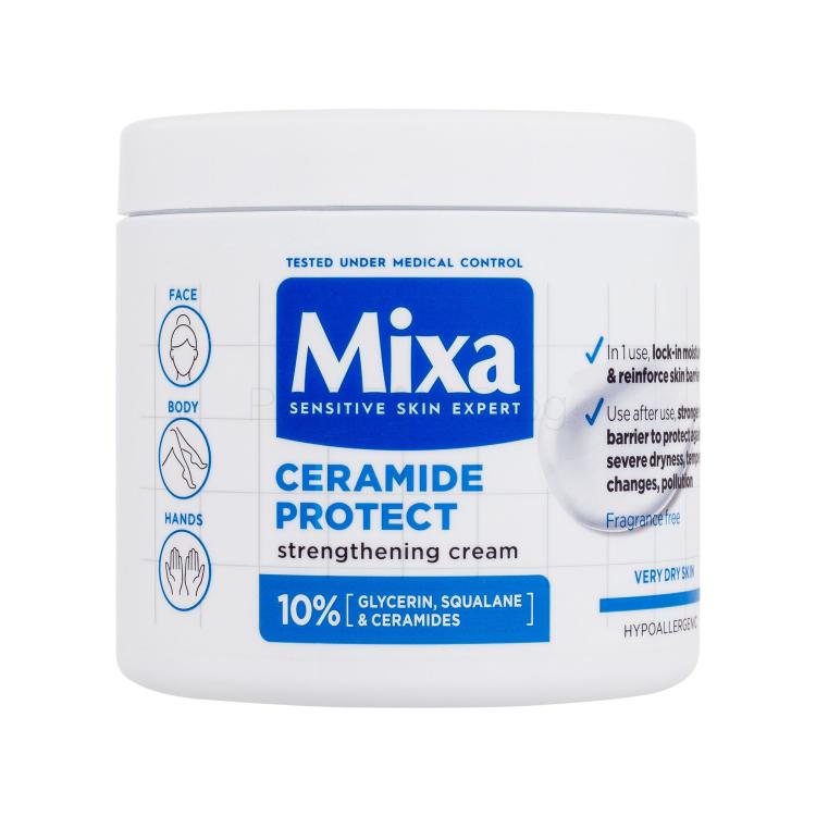 Mixa Ceramide Protect Strengthening Cream Крем за тяло за жени 400 ml