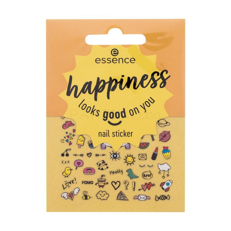 Essence Nail Stickers Happiness Looks Good On You Декорация за нокти за жени Комплект