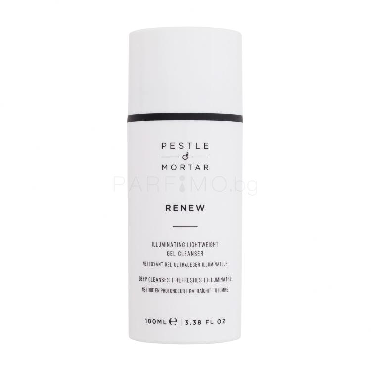 Pestle &amp; Mortar Renew Illuminating Lightweight Gel Cleanser Почистващ гел за жени 100 ml