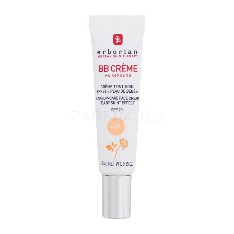 Erborian BB Crème Makeup-Care Face Cream SPF20 BB крем за жени 15 ml Нюанс Nude