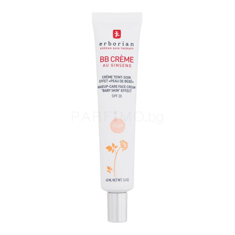 Erborian BB Crème Makeup-Care Face Cream SPF20 BB крем за жени 40 ml Нюанс Clair