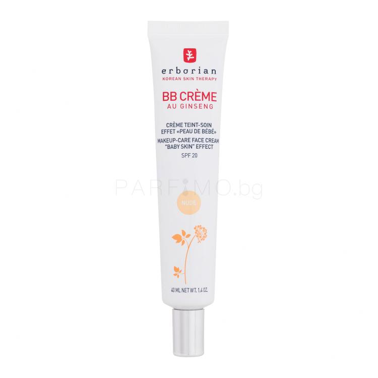 Erborian BB Crème Makeup-Care Face Cream SPF20 BB крем за жени 40 ml Нюанс Nude