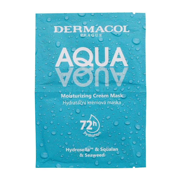 Dermacol Aqua Moisturising Cream Mask Маска за лице за жени 2x8 ml