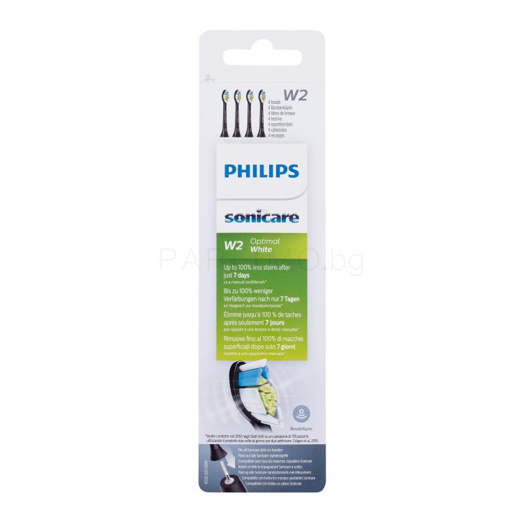 Philips Sonicare Optimal White W2 HX6064/11 Black Сменяема глава Комплект