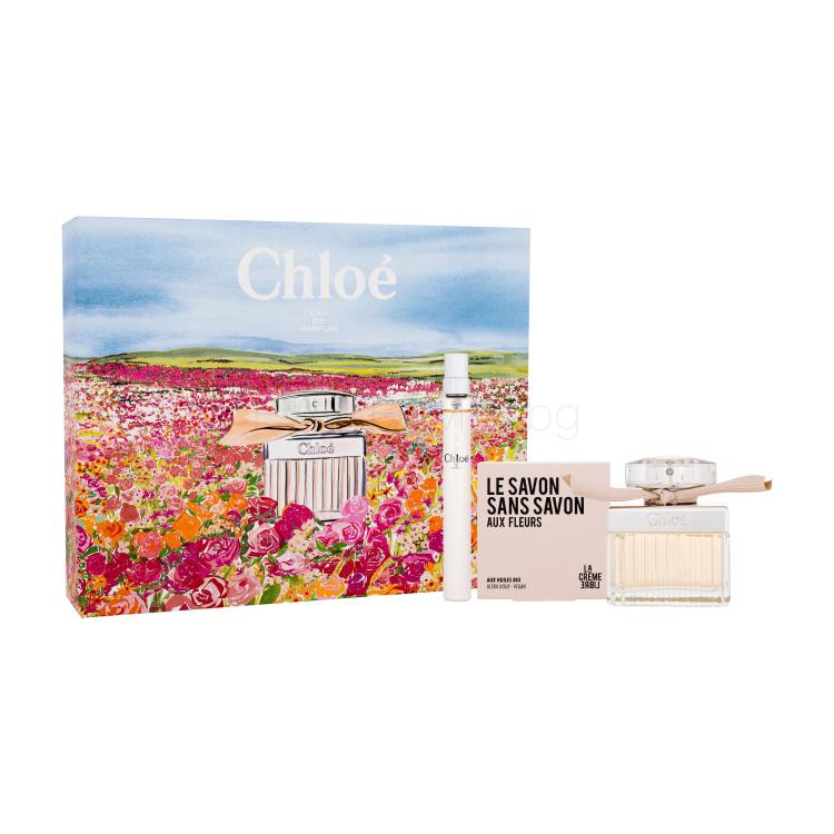 Chloé Chloé Подаръчен комплект EDP 50 ml + EDP 10 ml + парфюмен твърд сапун 80ml
