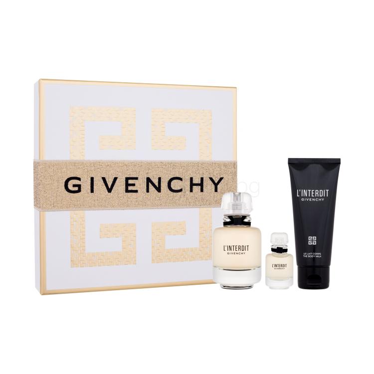 Givenchy L&#039;Interdit Подаръчен комплект EDP 50 ml + EDP 10 ml + лосион за тяло 75 ml