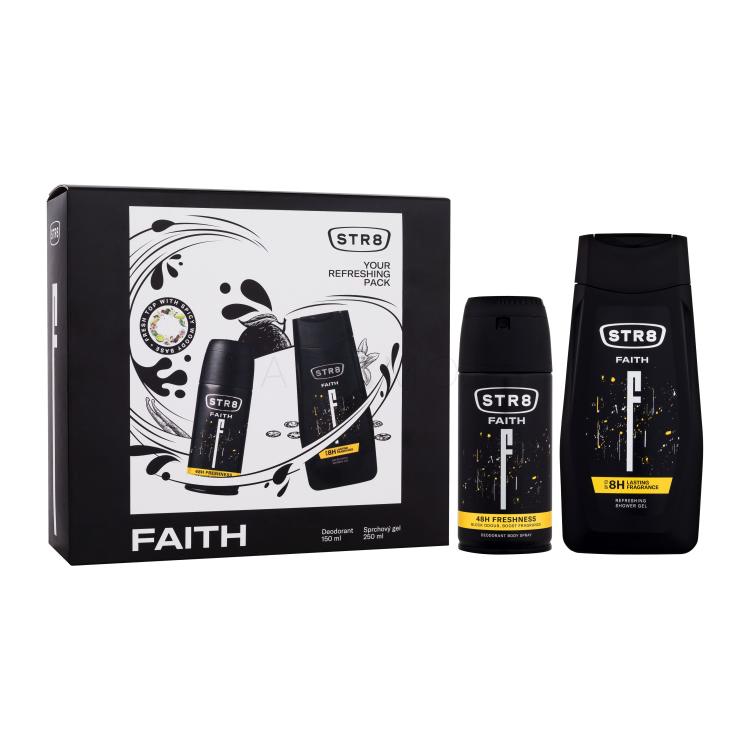 STR8 Faith 48h Подаръчен комплект дезодорант 150 ml + душ гел 250 ml