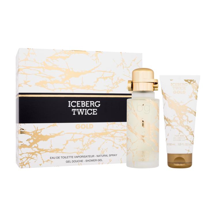 Iceberg Twice Gold Подаръчен комплект EDT 125 ml + душ гел 100 ml