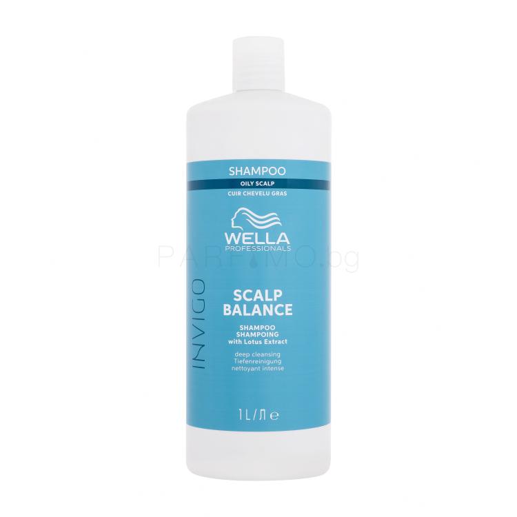 Wella Professionals Invigo Scalp Balance Oily Scalp Shampoo Шампоан за жени 1000 ml
