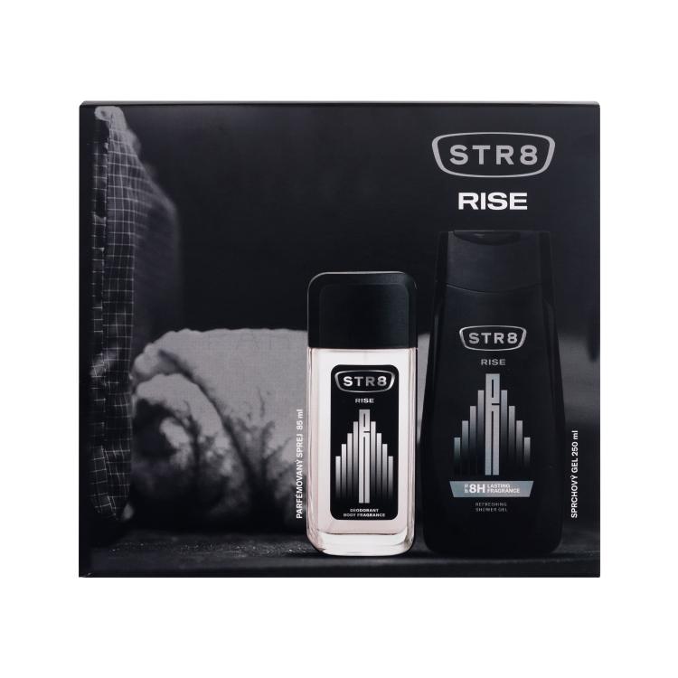 STR8 Rise Подаръчен комплект дезодорант 85 ml + душ гел 250 ml увредена кутия