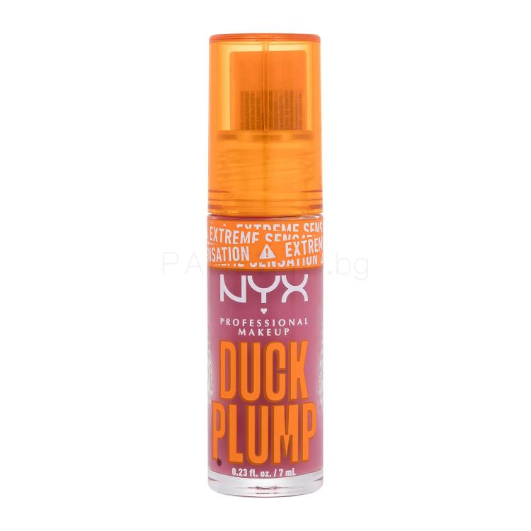 NYX Professional Makeup Duck Plump Блясък за устни за жени 7 ml Нюанс 11 Pick Me Pink